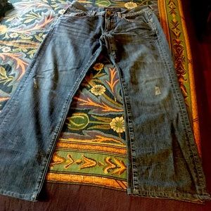 Seven brand men’s sm74 relaxed flap jeans nearly new. Washed.